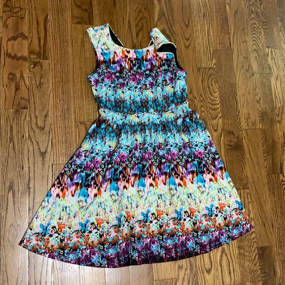 Beautiful Colorful flowy A-line dress